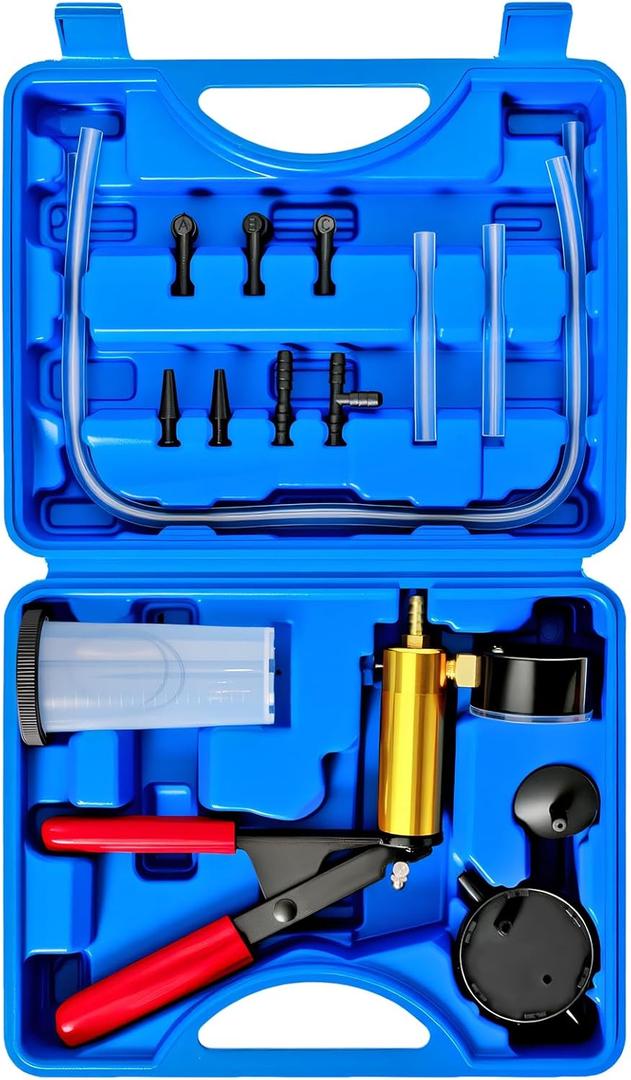 ATP 2 in 1 Brake Fluid Bleeder Oil Change Hand Held Vacuum Pump Tester Kit
