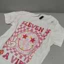 Eleven is A Vibe Groovy 11th Birthday Party Smiley T-Shirt, Small