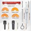 Engine Alignment Locking Timing Tool Kit with 4PCS Camshaft Adjuster Tool Kit, Compatible with Mercedes Benz M157/M276/M278, T60 & T100 Camshaft Scoket, Fuel Injector Puller
