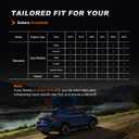 IKABEVEM Custom Fit Seat Covers for Subaru Crosstrek 2018 2019 2020 2021 2022 2023, Full Set Car Seat Cover Waterproof Faux Leather Airbag Compatible Black
