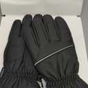 Winter Gloves Men Women Made with 3M Insulation, -20 GEANI-TEX Waterproof&Windproof Gloves for Cold Weather (Large, Black)