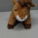 Poen Plush Deer Stuffed Animal Set 16 Inch Cuddly Mommy Deer Plush with 4 Cute Little Plushes in Her Zippered Tummy for Kids Birthday Baby Shower Decor Gift Woodland Party Favors(Sitting)