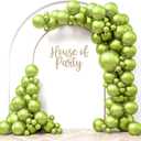 HOUSE OF PARTY Lime Green Balloons - Green Balloon Garland Kit 5/12/18 Inch | Balloon Arch Kit for Graduation, Birthday, valentines, Wedding, Bachelorette Party Balloon Garland for Decorations