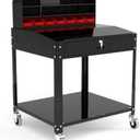 FSE 373-DTWS002 Shop Desk with Pigeonhole Bin Unit : Office Products