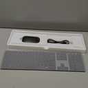 seenda Wireless Bluetooth Keyboard and Mouse Combo, SKM64-3 Rechargeable Slim Quiet Keyboard Mouse, 3 Multi-Device Connection, Compatible for Windows, Mac, MacBook, iPad, Tablet, Black Gray