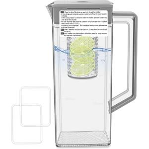 Upgraded DA97-21261K Refrigerator Water Pitcher Compatible with Samsung Water Pitcher for Fridge Door Replacement RF30BB6200QLAA RF29DB9600QLAA RF29BB860012 Samsung Bespoke Water Reservoir Pitcher