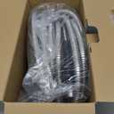 BIONIC STEEL 100 Ft Metal Garden Hose with Sprayer Nozzle, Non Kinking Designed Stainless Steel Heavy Duty Water Hose 100 Ft x 5/8 in. Flexible NON Expandable for Uninterrupted Water Flow, 500 PSI