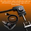 Electric Skillet Cord Replacement with Bella, Masterbuilt, Hamilton Beach etc Griddle, Adjustable Thermostat Power Cord for Grills, Griddles, and Smokers