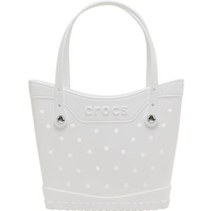 Crocs Classic Medium Tote Bag | Durable | Washable | Waterproof (White)