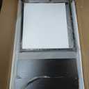 HOME BI Computer Desk with Storage Shelves (Black, 47 Inch)