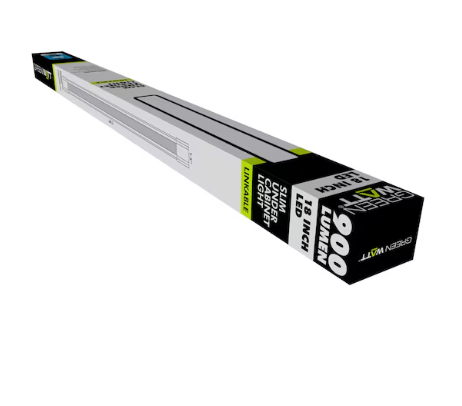 Green Watt 18-in Plug-in LED Under Cabinet Light Bar