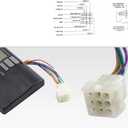8330D3351 Digital Thermostat, Rv Thermostat Heat/Cool Wall-Mount Black