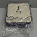 LURRIER Porcelain Chinese Gongfu Tea Set,Portable Teapot Set with 360 Rotation Tea maker and Infuser,Portable All in One Gift Bag for Travel,Home,Gifting,Outdoor and Office (Floral Blue)