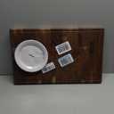 Walnut Wood Cutting Board for Kitchen, End Grain Chopping Board with Juice Groove, Heavy Duty Checkered Board for Cheese and Vegetables, Non-slip Feet 16.5" x 11.6" x 0.8"