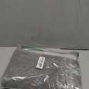 HITSLAM Square Shower Mat, 24 x 24 Inch Non Slip Bath Mat for Tub, Soft PVC Loofah Bathtub Mats with Drain Holes, Quick Drying Bathroom Stall Floor Mat, Bathroom Accessories Without Suction Cup, Grey