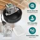 BKR60 Replacement Motor for Broan NuTone Bath Fan - Compatible with Models 670 671 688 689 693 695 696N 695C 690NT 690NT-A More 2-Year Qa