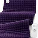 Heating Pad for Back, Neck & Shoulder Pain Relief, 17"x33" Electric Moist/Dry Heat Pad, 6 Heat & 4 Timer Settings, Auto Shut-Off, Machine Washable, Christmas, Mothers Day Gifts for Mom Wife Women Her