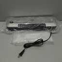 Compact Lightweight Food Vacuum Sealer Machine (75KPa) with 6-in-1 Dry/Moist Modes & Digital Timer - Includes Built-in Cutter and 10 Bags