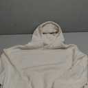 Amazon Essentials Women's Crop Pullover Hoodie Sweatshirt with Kangaroo Pocket (Large, Oatmeal Heather)