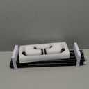 Double Curtain Rods 32 to 58 Inches, HOTOZON Blackout Double Curtain Rods for Windows 20 to 54 Inches (1.6-4.5 ft), 6/8 Inches Wrap Around Room Darkening Telescoping Drapery Rod, Black