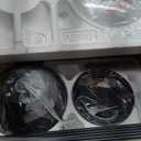 addlon Ceiling Fans with Lights, 42 Inch Low Profile Ceiling Fan with Light and Remote Control, Flush Mount, Reversible, 3CCT, Dimmable, Quiet, Black Small Ceiling Fan for Bedroom Indoor/Outdoor Use