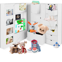 Baby Keepsake Box - Baby Memory Box - Baby Boy Girl Keepsake Box Tins Memory Box Pregnancy Baby Bubbs Storage Box Baby First Year Box Library Baby All-in-One Organizer 19.5