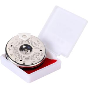 13 Tone Pitch Pipe, Sensitive Chromatic Pitch Pipe Tuner, with Storage Box, for Guitar Bass Violin Ukulele Chromatic Tuning