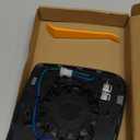 Blind Spot Detection Driver Side Mirror Replacement for DODGE Durango JEEP Grand Cherokee 2011-2021, Left Exterior Side Rearview Mirrors Glass, with Backing Plate, Power Heated