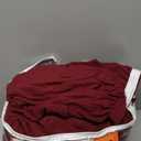 VANSOFY Recliner Cover, 3-Pieces Stretch Reclining Couch Covers with Pockets Reclining Sofa Slipcovers 3 Seater Soft Washable Furniture Protector for Dogs Cats(Burgundy)