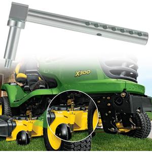 AM136327 Right Front/Left Rear Lawn Mower Deck Gauge Wheel Arms for John Deere X300 X320 X500 X324 X340 X360 X500 X520 X530 X534 X540