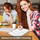 Planner 2025-2026, Academic Year Weekly and Monthly Calendar Planner, July 2025 - June 2026, Spiral Bound School Planning Tool, Perfect for Teacher, Student, Woman & Men - A4 (8.5" x 11"), Purple