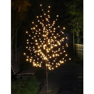 Lightshare 6.5FT 208 LED Cherry Blossom Tree, Lighted Artificial Tree for Decoration Inside and Outside, Home Patio Wedding Festival Christmas Decor