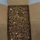 #8 * 1-5/8" Deck Screws, (942pcs) 5 lbs. Exterior Wood Screws, Rust Resistant Epoxy Coated, Bronze, T20 Star Bit (Yellow)