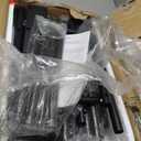 HOOBRO Over The Toilet Storage, 3-Tier Over Toilet Bathroom Organizer, Freestanding Above Toilet Shelf with Adjustable Feet, Space Saving, Easy Assembly, Rustic Brown and Black BF63TS01