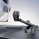 TOPGO [2024 Upgraded Socket Car Phone Mount, [Extra Sticky, Non-Shaking] Multi-Functional Suction Cup Dashboard & Windshield Car Phone Holder for iPhone and All Smartphones with Socket Grip