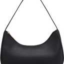 Fashion shoulder Bag for Women's Cute Hobo Tote Handbag Mini Clutch Underarm Purse for Daily Use/Work/Travel/Casual Outings (Black)