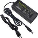 DC 12V 4A 48W AC Adapter Power Supply 12V 4A 48W AC/DC Power Adapter with 5.5x2.5mm DC Plug 12V 4A 48W Power Supply for LCD Monitor, LED Strip Light, CCTV Security System