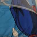 Jay Franco Marvel Spidey and His Amazing Friends Team Spidey 7 Piece Full Size Bed Set - Includes Comforter & Sheet Set Bedding - Super Soft Fade Resistant Microfiber (Official Marvel Product) (Blue - Spidey & Friends)