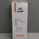 LED Desk Lamp Dimmable Table Lamp with USB Charging Port, 50 Lighting Modes, Adjustable Foldable Dual Swing Arm Architect Desk Lamp for Home Office, Eye-Caring Reading Lamp w/ Pen Holder 45min Timer