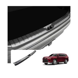 Rear Trunk Bumper Protector for 2025 2024 Grand Highlander Accessories, Trunk Door Sill Protector for Toyota Grand Highlander Accessories 2024 2025, Carbon Fiber Pattern 2 PCs