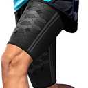 Sparthos Thigh Compression Sleeves (Pair) – Quad and Hamstring Support – Upper Leg Sleeves for Men and Women – Made from Innovative Breathable Elastic Blend – Anti Slip, XXL