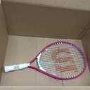 Wilson Ultra Power 19" Junior Recreational Tennis Racket - Pink/White/Blue