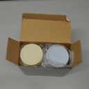 VITEVER [6 Pack] Salad Dressing Container To Go, 1.7 oz Glass Small Condiment Container with Lids, Dipping Sauce Cups Set, Leakproof Reusable Sauce Containers for Lunch Box Work Trip