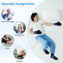 SuzziPad Foot Ice Pack Cooling Socks and Cold Gloves for Chemotherapy, Chemo Comfort Items, Ideal for Soothing Hand and Feet Discomfort, L