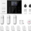 PGST Wireless Alarm System,WIFI/4G Home Security Systems with DIY Expandable Door and Motion Sensor,Tuya APP Instant Alerts,Compatible with Alexa/Google for Home,Villa,No Monthly Fee (16 PCS)