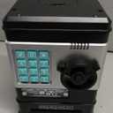 Refasy Piggy Bank Cash Coin Can ATM Bank Electronic Coin Money Bank for Kids Age 3-12, Money Savings Box Mini ATM Coin Bank Toys Gifts for 3 4 5 6 7 8 9 10 11 12 Year Old Boys Girls (Black)