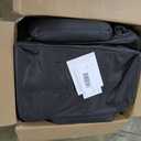 COMHOMA Recliner Chair, Swivel Rocker Recliners, Reclining Sofa with Side Pockets, Cup Holders for Living Room, Bedroom (Black)