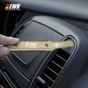 EWK 4 Pcs Metal Trim Removal Tool Set, Car Door Panel Clip Puller, Audio Board, Windows Pry Kit
