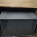 IRIS USA 20 Gallon Lockable Storage Totes with Lids, 6 Pack - Gray, Heavy-Duty Durable Stackable Containers, Large Garage Organizing Bins Moving Tubs, Rugged Sturdy Equipment Utility Tool Box