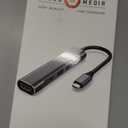 RREAKA Switch TV Docking Station for Nintendo Switch 2/Switch/Switch OLED, Portable Travel Dock Replacement with 4K 60Hz HDMI/PD 100W/USB3.0 Port for Official Nintendo Switch